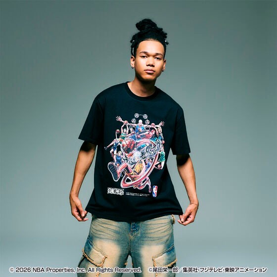 ONE PIECE × NBA T-Shirts Group Art BLACK、White gallery