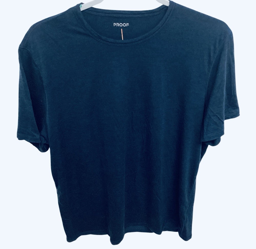 Proof By Huckberry Performance Mens Tshirt Merino Wool Outdoors Casual Size 2XL