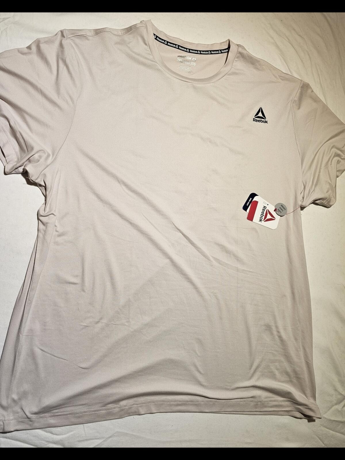 Reebok Men’s Pale Pink Athletic Tee gallery