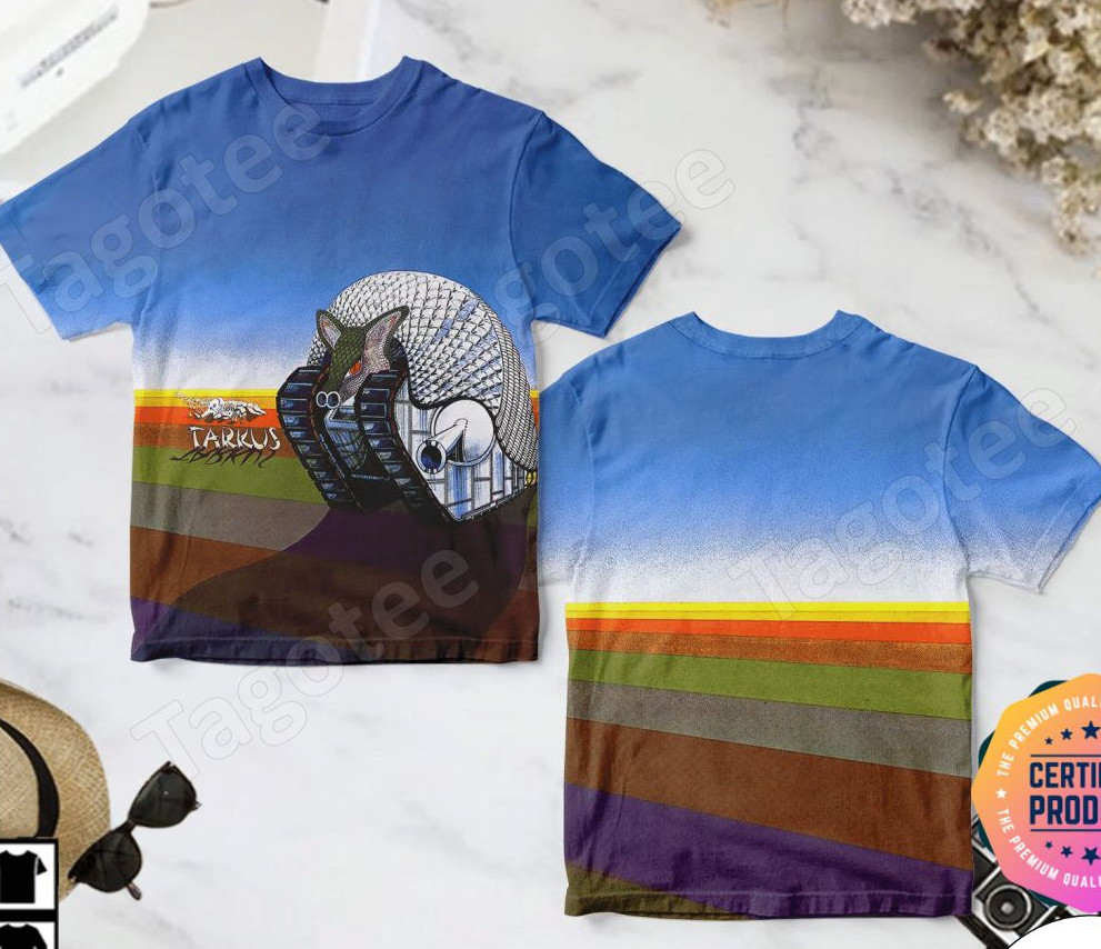 Emerson Lake And Palmer Tarkus Album Unisex 3D TShirt AOP ZA456 gallery
