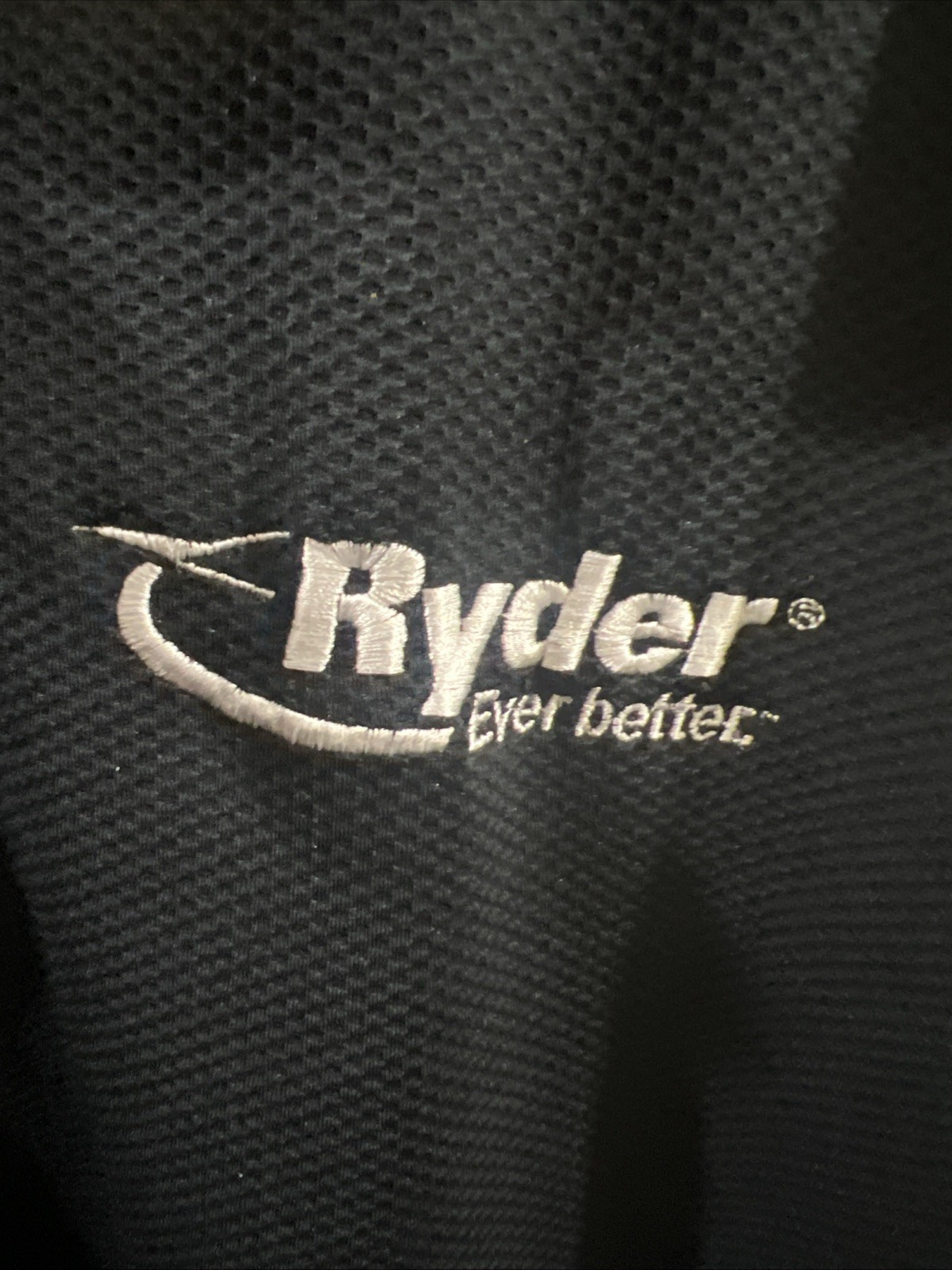 USA Ryder Truck Rental "EVER BETTER" Transportation Waffle Knit 1/2 Zip 2XL gallery