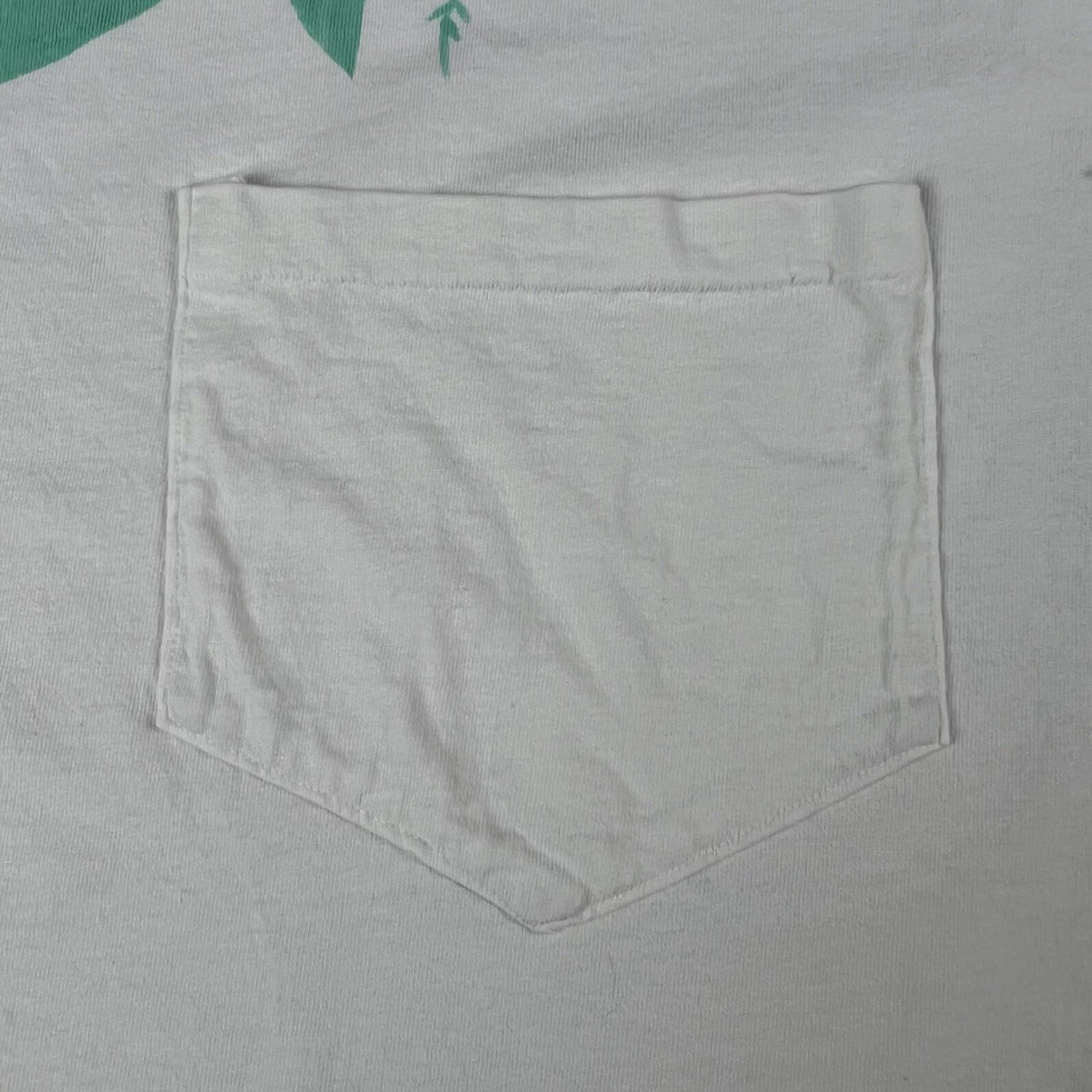 Vintage Belton Single Stitch T Shirt Floral Paint Pocket White One Size Fits All gallery