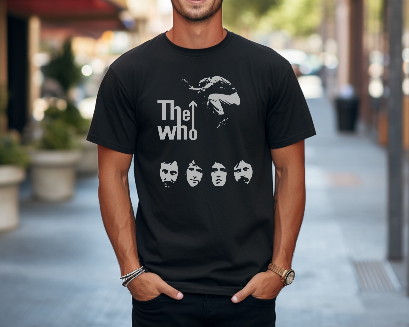 The Who T-Shirt 70s 80s English Rock Band Legend on Comfort Colors 1717 Tee gallery