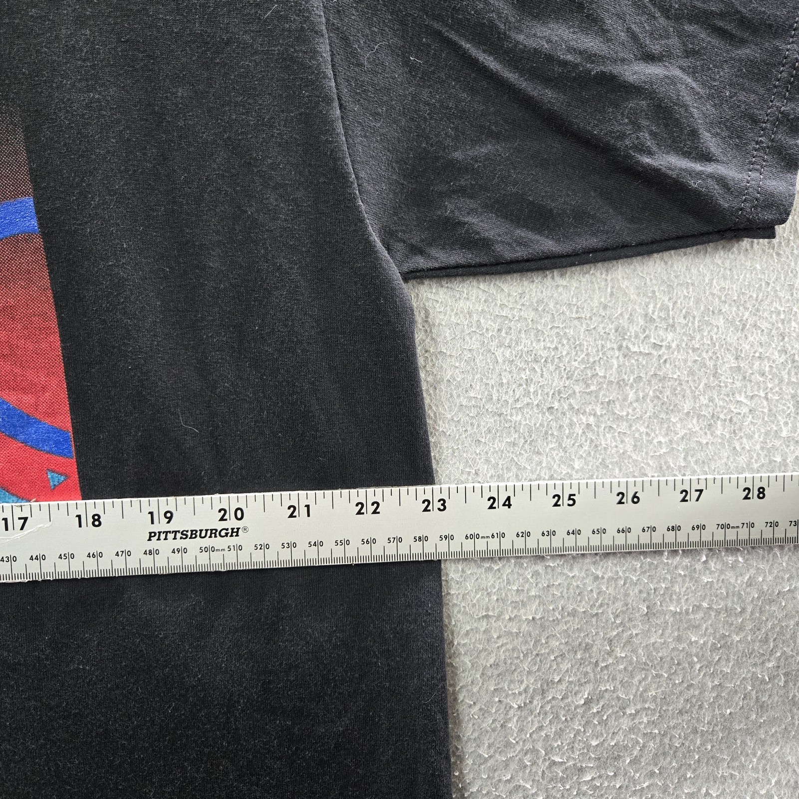 VINTAGE Hong Kong Men Shirt XL Black 90s USA Single Stitch Graphic Dragon Waves gallery