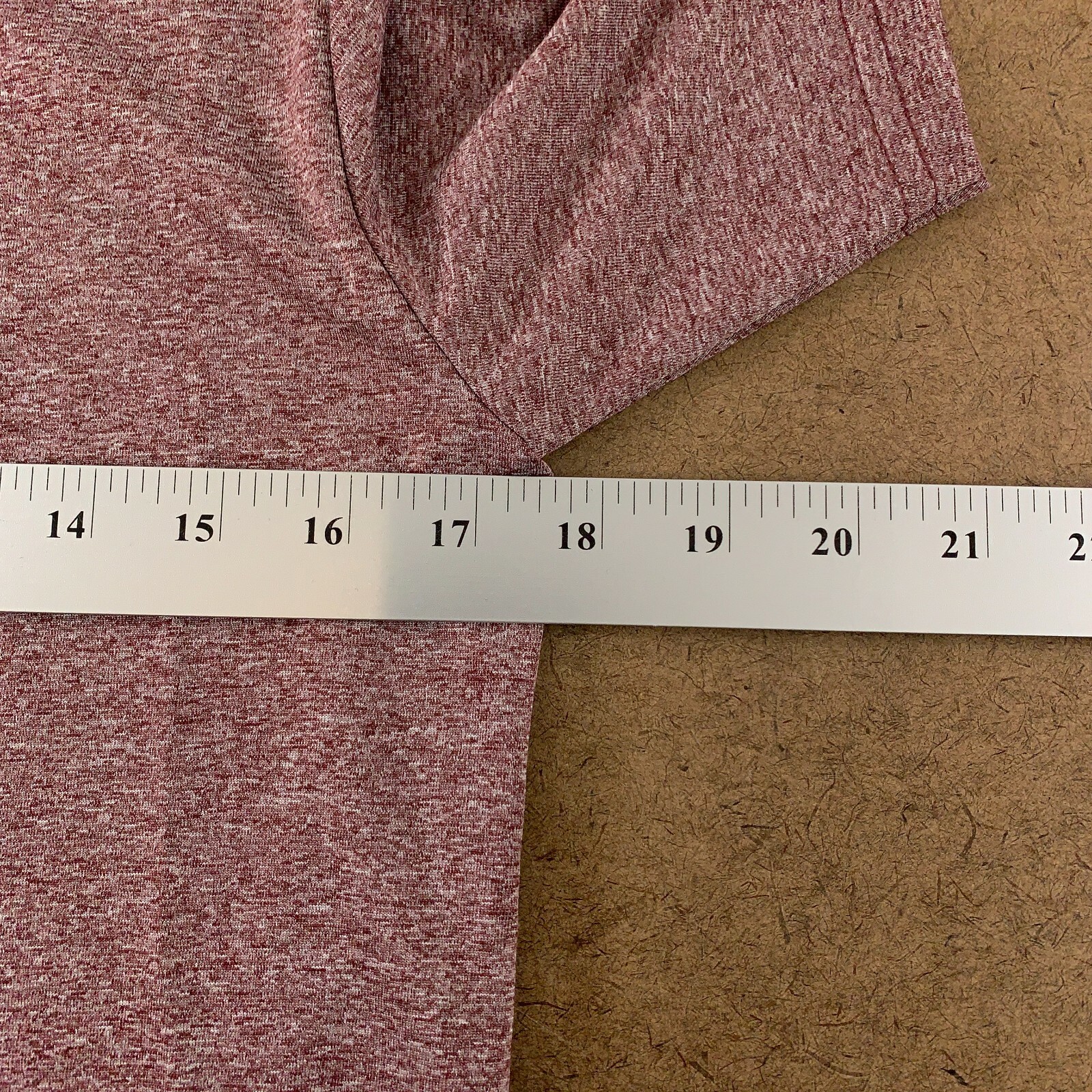 Gildan Performance 46000 Adult Size Small Heather Maroon Blank Core T-Shirt New gallery