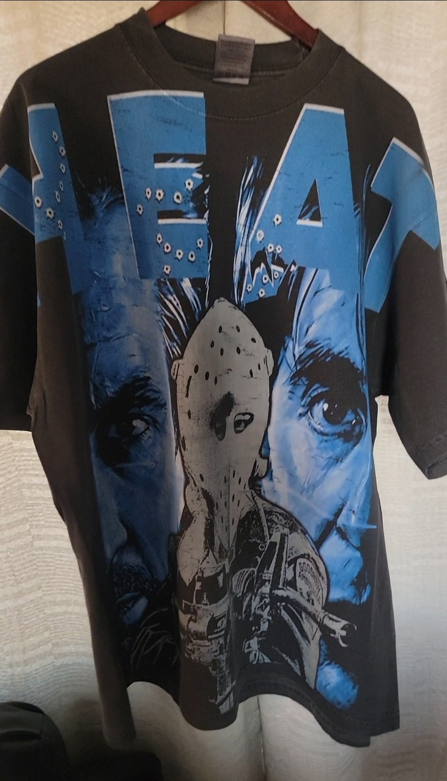 HEAT BIG PRINT ON SHAKA HEAVYWEIGHT GARMET DYED T SHIRT gallery