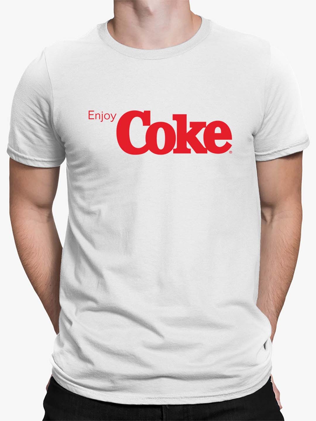 Officially Licensed Coca-Cola Enjoy Coke - Classic Retro Logo Men's T-shirt gallery
