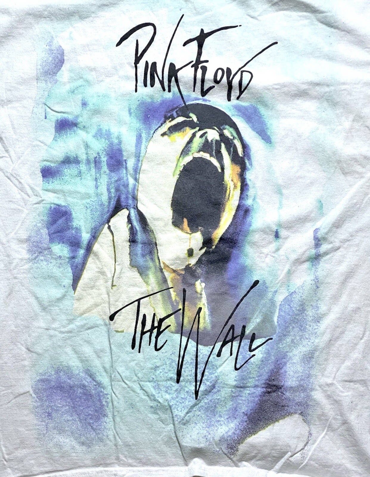Men’s Vintage Y2K Pink Floyd The Wall Concert Tour Rock Brand T-Shirt sz XL gallery