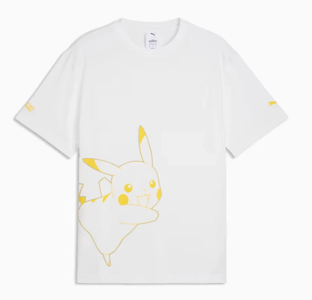 NWT PUMA X POKEMON Relaxed Graphic Tee Top T-Shirts 634914 No Tariffs In US