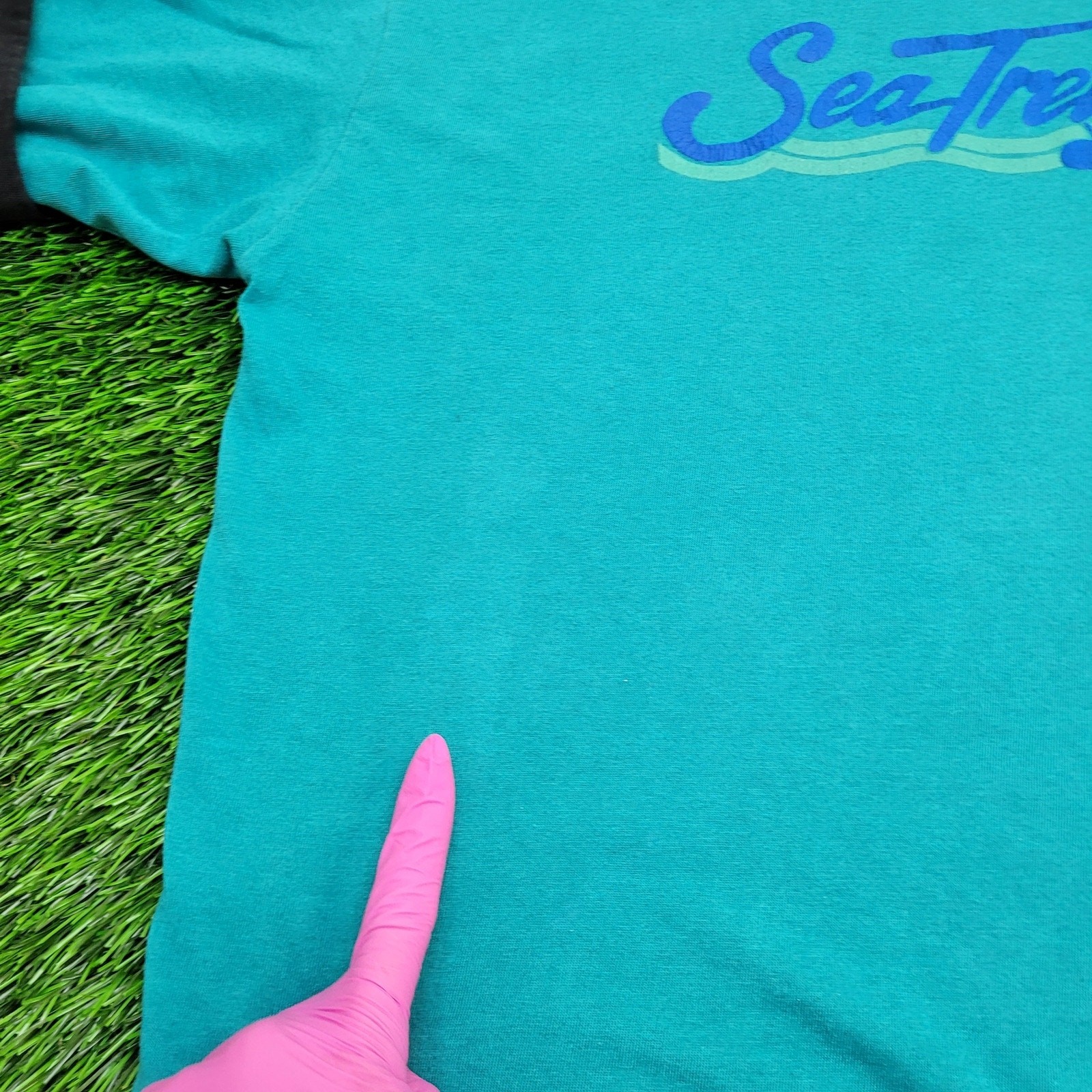 Vintage 90s Scuba Diving Shirt Large 22x28 Snorkeling Sea-Trek gallery