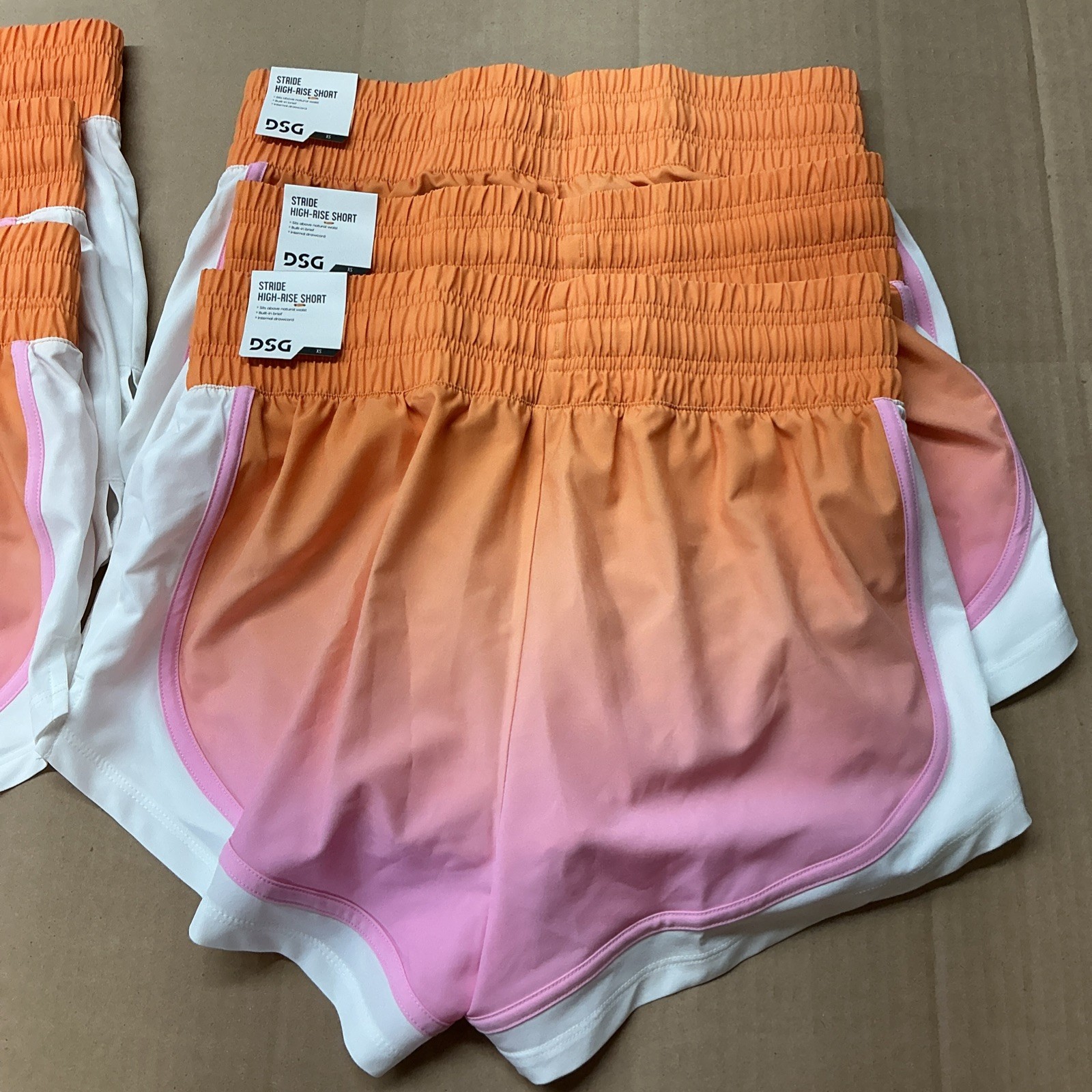 DSG Stride High Rise Short Lot Of 6 Size XS MSRP $168.00 Eby4288 gallery
