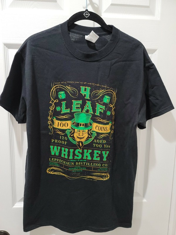Zobie Fright Pack Exclusive Leprechaun Black T-shirt Size Medium