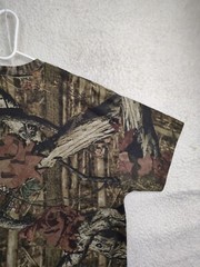 Mossy Oak Break Up Infinity Men Shirt Extra Large Green Cotton Short Sleeve Tee