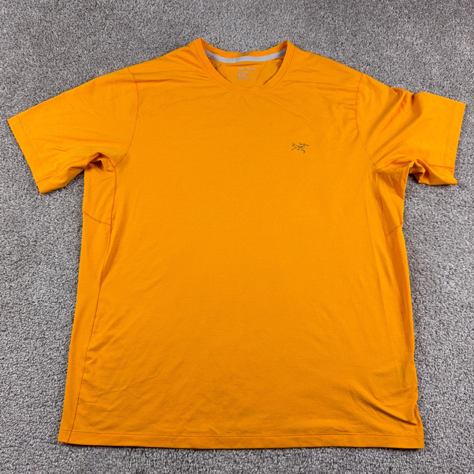 Arcteryx Shirt Mens Extra Large Orange Cormac Crew Hiking Hiker Outdoors Hike