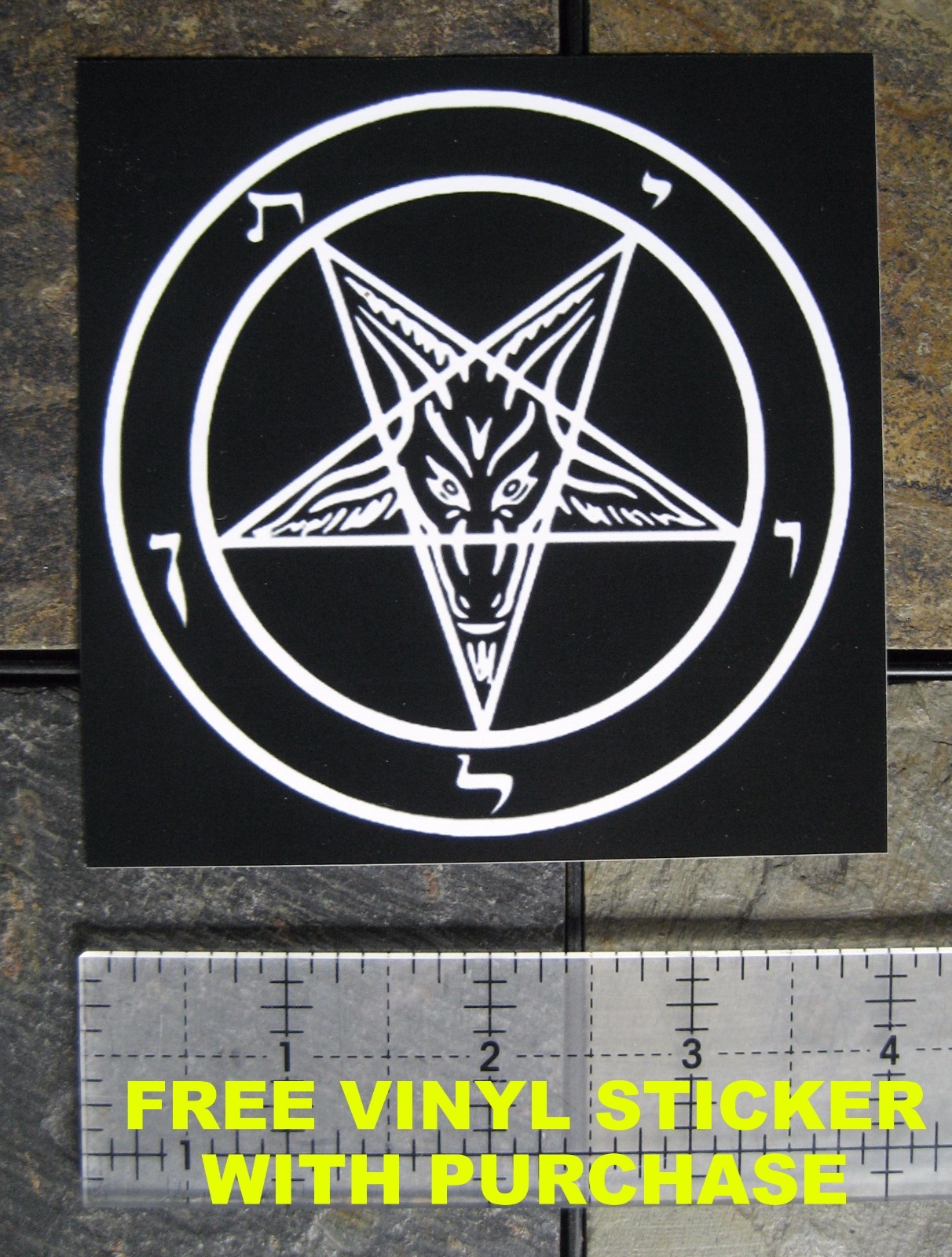 Pentagram T Shirt Punk Occult Gothic Satan Metal Baphomet Satanic Goat Skull Tee gallery