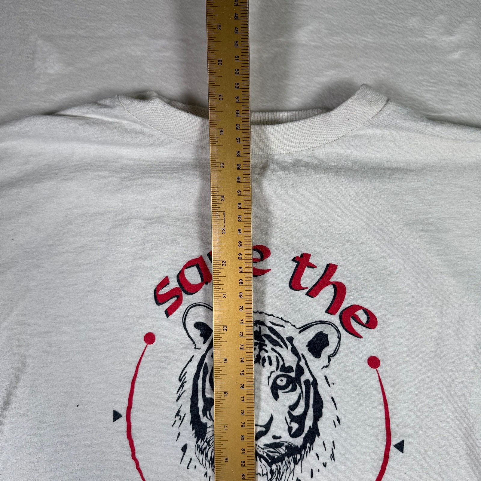 Save The Tiger Graphic T-Shirt WWF World Wildlife Fund Tee Size M gallery
