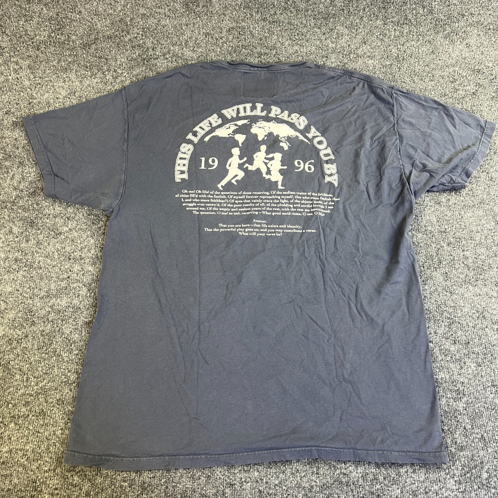 Someday T-Shirt Adult XL Track & Field Running Out of Time 1996 Made In Chicago gallery