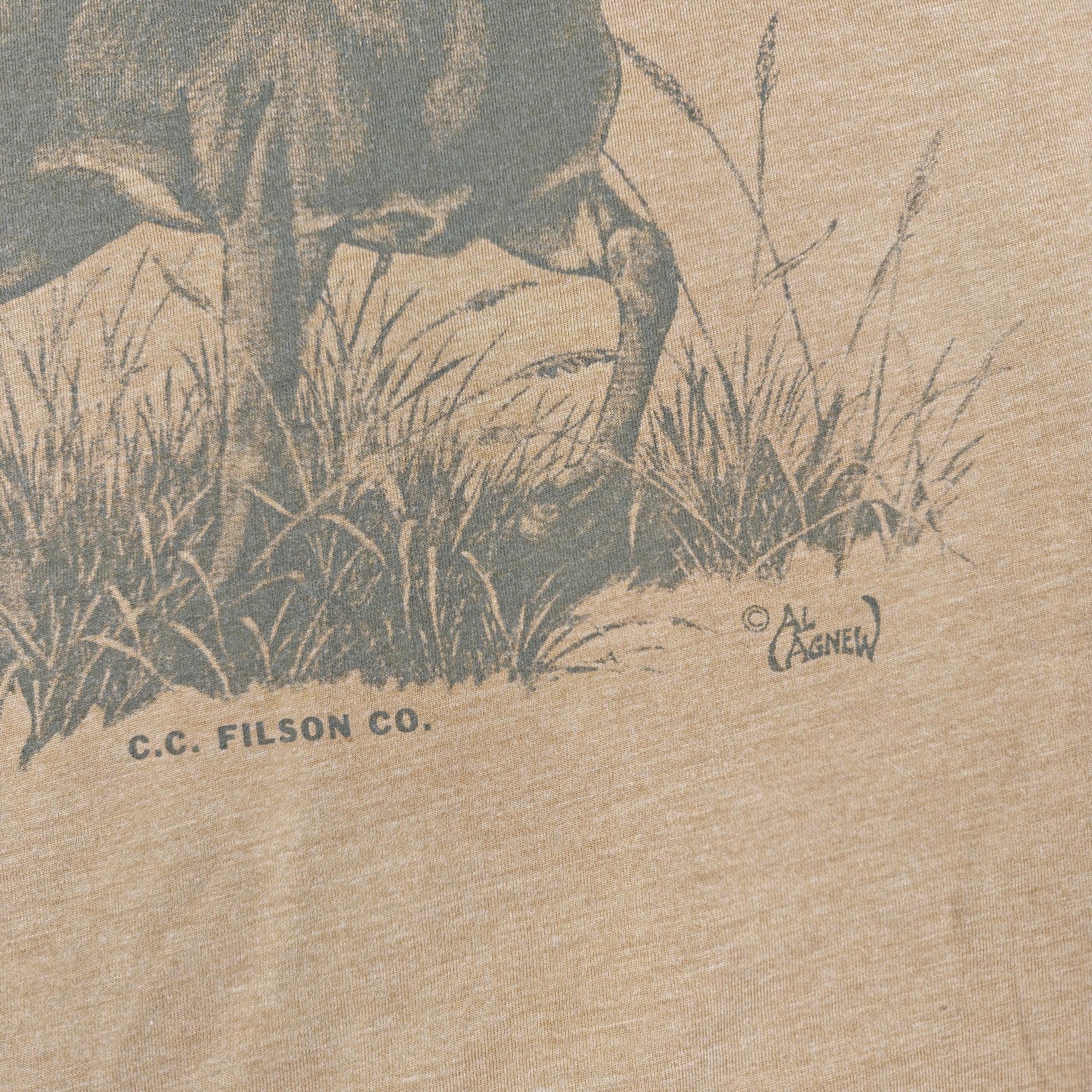 Filson Shirt Mens Small Brown Deer Buck Graphic Tee Hunting Outdoor Camp gallery