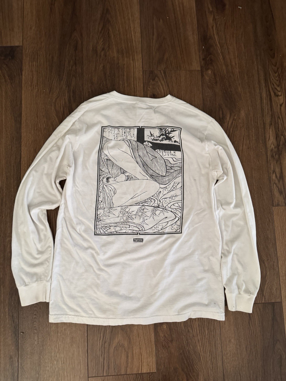 Supreme Sasquatchfabrix Shunga Long Sleeve T Shirt Black SS16 Box Logo Mens L gallery