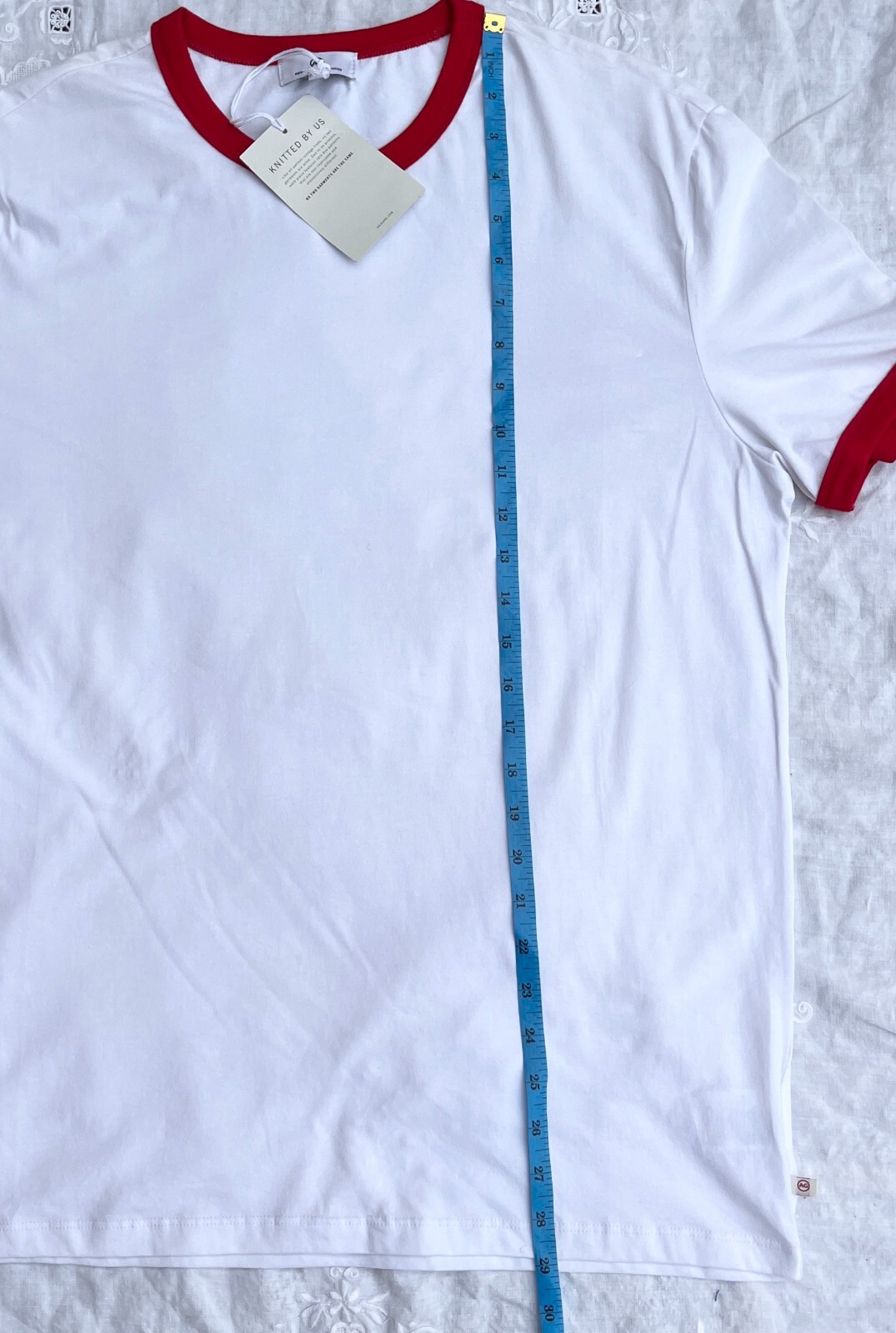 Adriano Goldschmied Men’s Medium Crewneck White T-Shirt Brand New with Tags gallery
