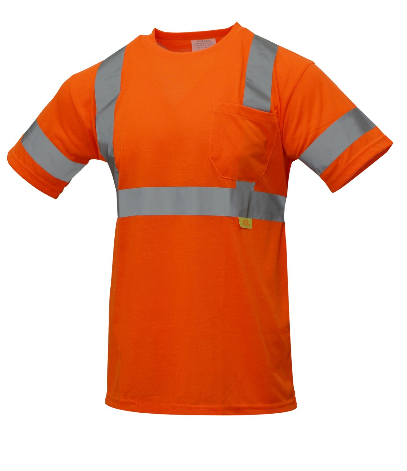 Class 3 Reflective Safety Yellow/ Orange Short Sleeve T-Shirt HIGH VIZ-S9081/2 gallery