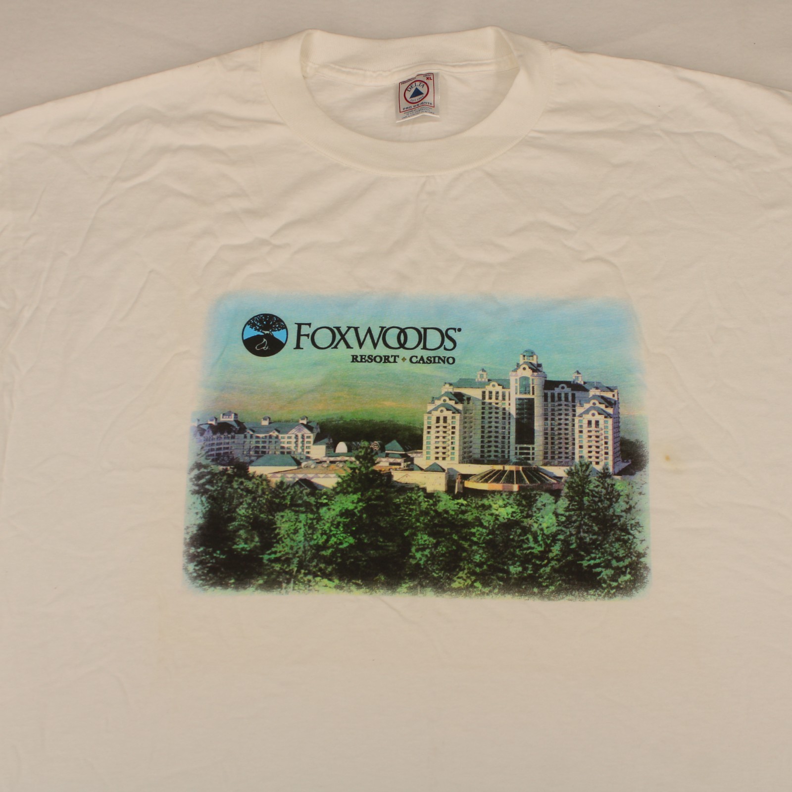 DELTA PRO Vtg 90s FOXWOODS RESORT CASINO Graphic T-SHIRT Men's XL gallery