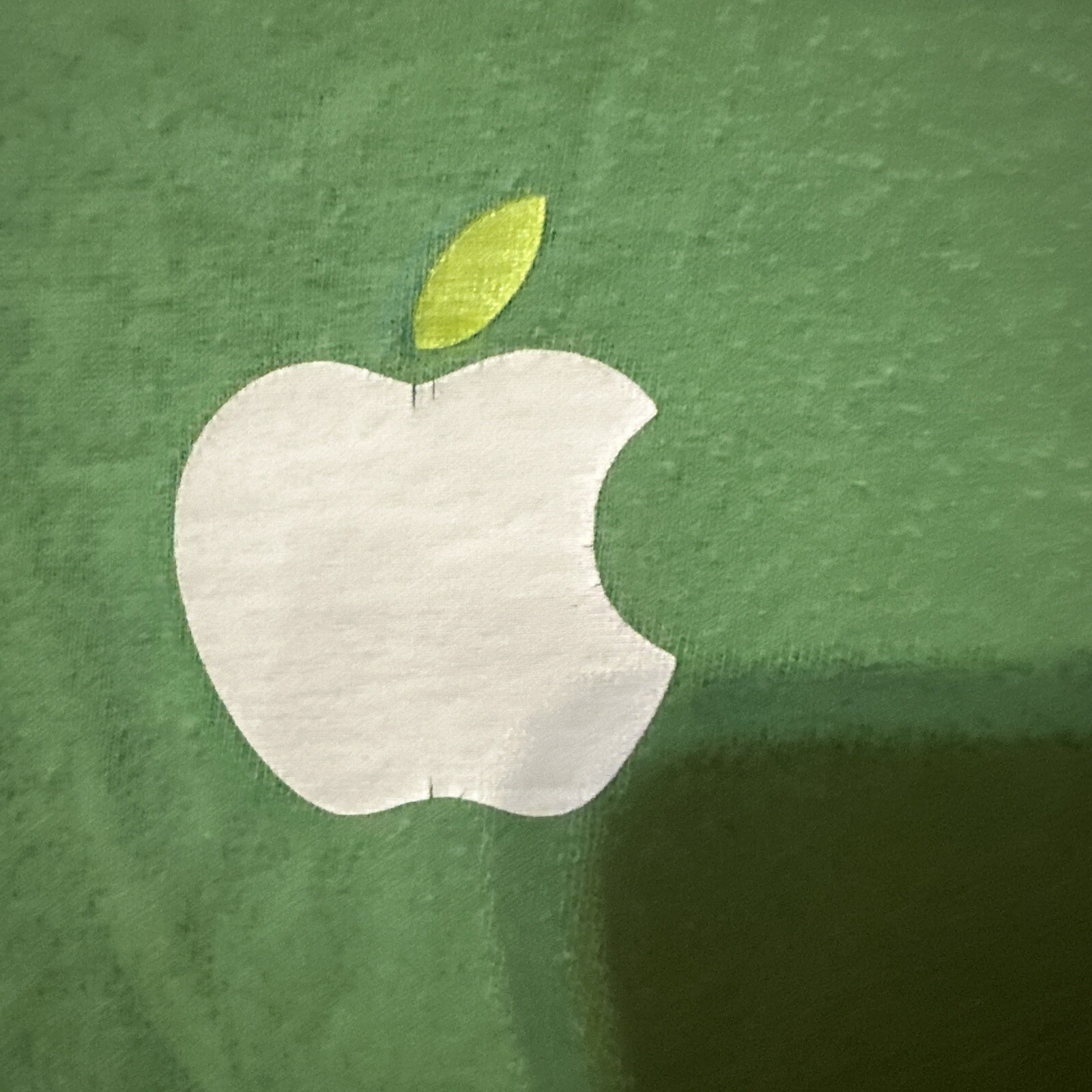 APPLE Employee T-Shirt~AMERICAN APPAREL USA~ Apple Green~TECH COMPANY~Adult XL gallery
