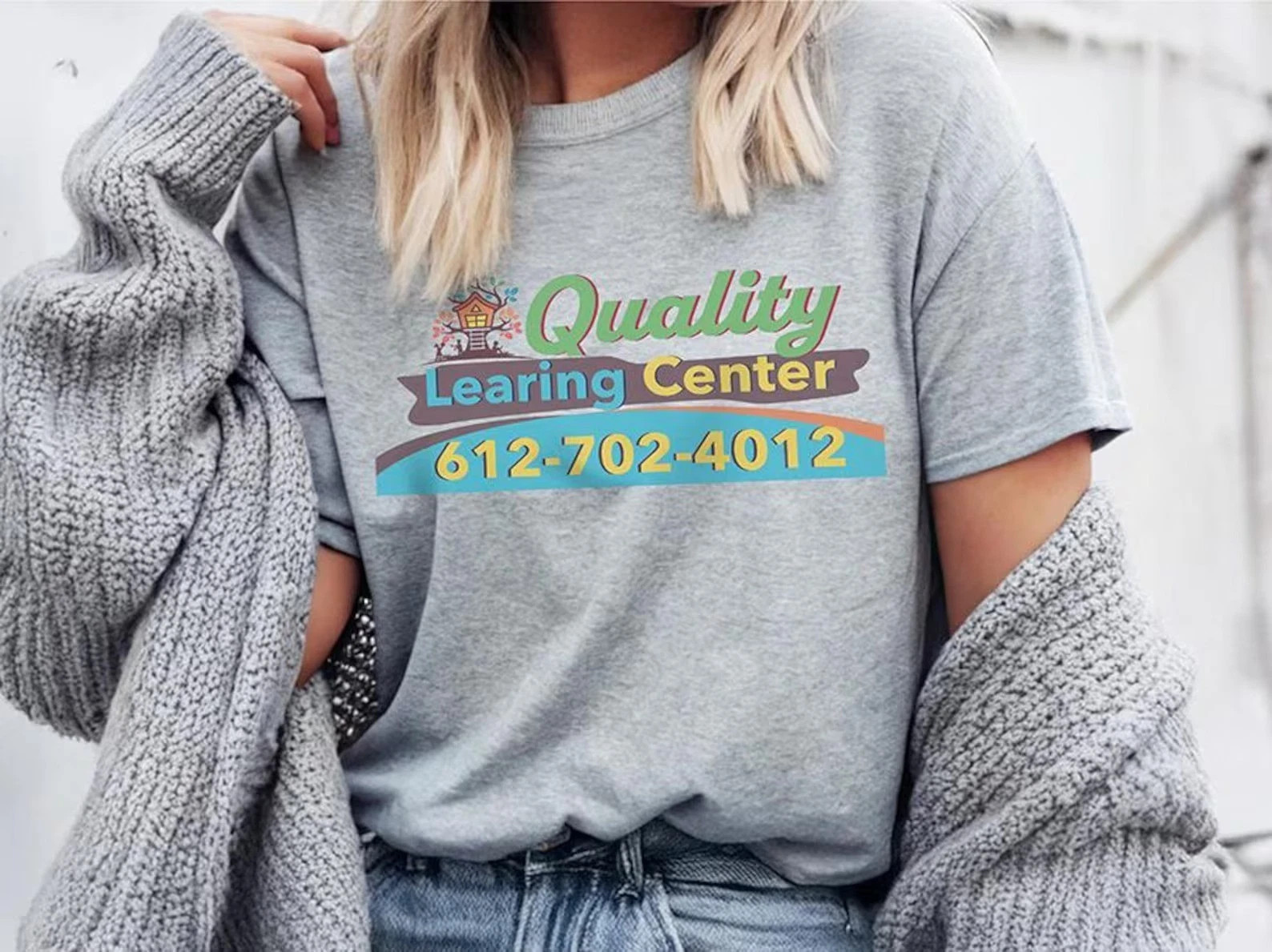 Nick Shirley Quality Learing Center 1-800-Fraud T-Shirt, Funny Republican S-3XL