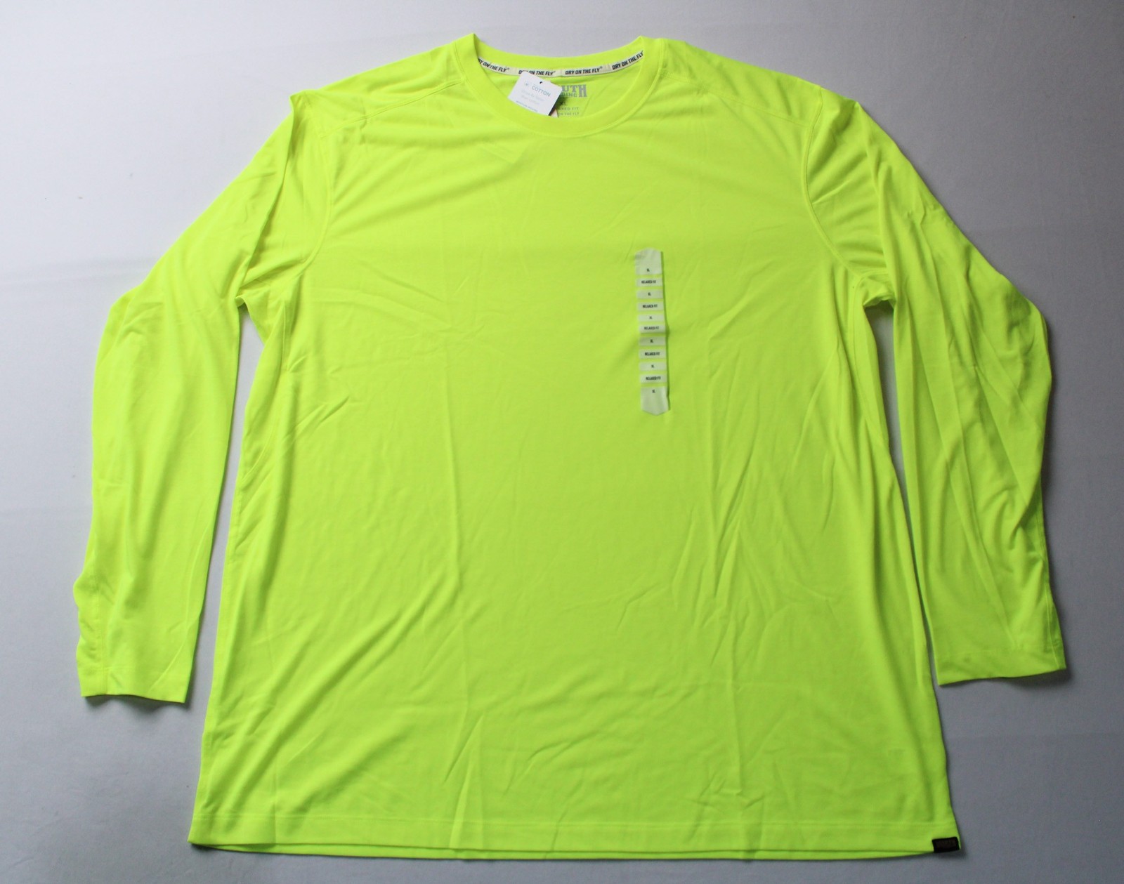 Duluth Trading Men’s Dry on the Fly Long Sleeve Shirt DM3 Yellow Size XL NWT