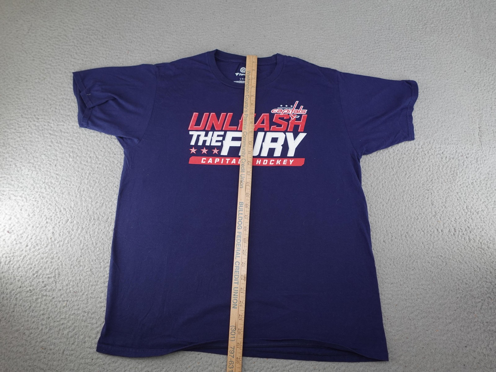 Washington Capitals Shirt Mens Large Unleash The Fury Fanatics NHL Hockey Tee gallery