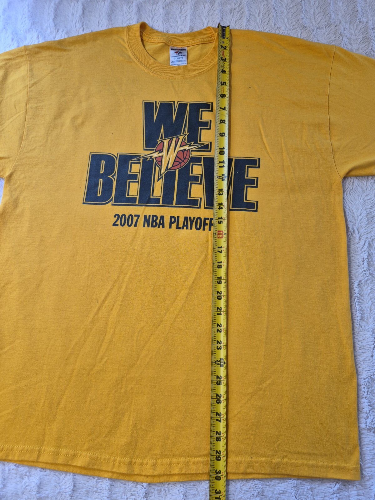 Vintage Golden State Warriors 'We Believe' T-Shirt Men's XL 2007 NBA Playoffs gallery