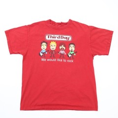 Third Day Band We Would like to Rock Shirt Red Concert Unisex S-5XL EM1408
