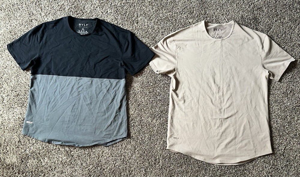 Men’s BYLT Drop Cut Short Sleeve Tshirt LOT Lux Size Extra Large XL