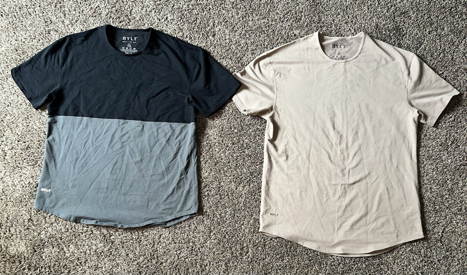 Men’s BYLT Drop Cut Short Sleeve Tshirt LOT Lux Size Extra Large XL