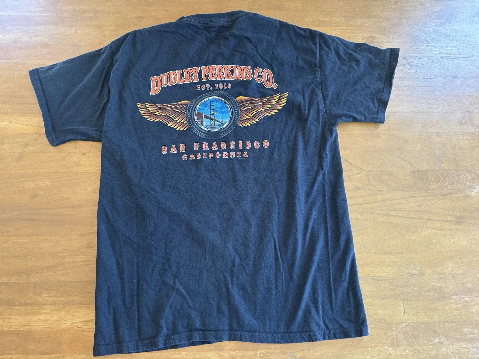 Harley Davidson Motorcycle vintage 90S San Francisco California T-Shirt Medium gallery