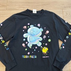 Teddy Fresh x Spongebob Collab Blowing Bubbles Long Sleeve Shirt Size L