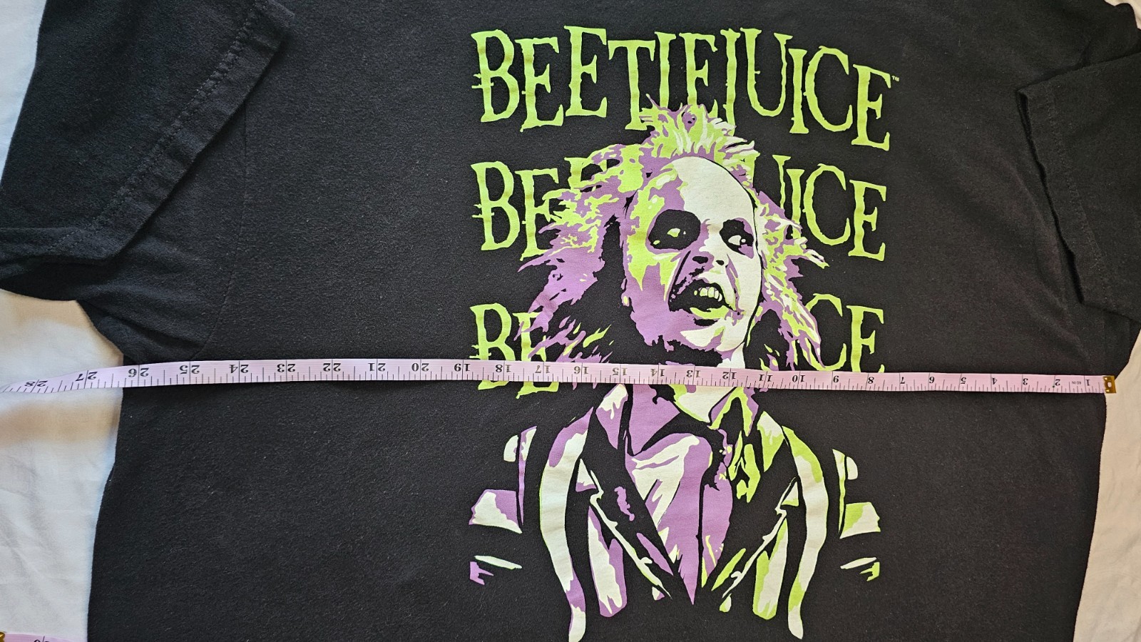 Read! Beetlejuice T-Shirt 3XL Black Graphic Tee Movie Horror Cult Classic Cotton gallery