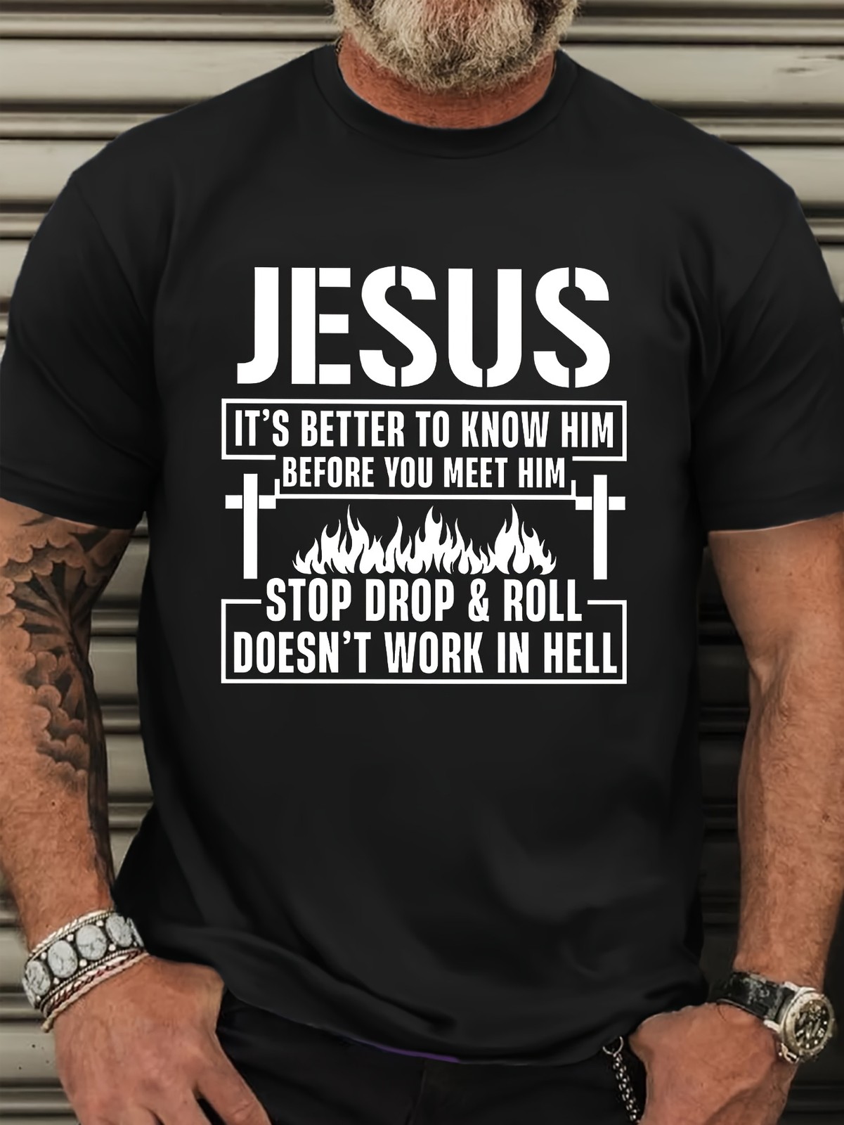 Men’s Jesus It’s Better To Know Him Funny Christian Graphic T-Shirt Tee