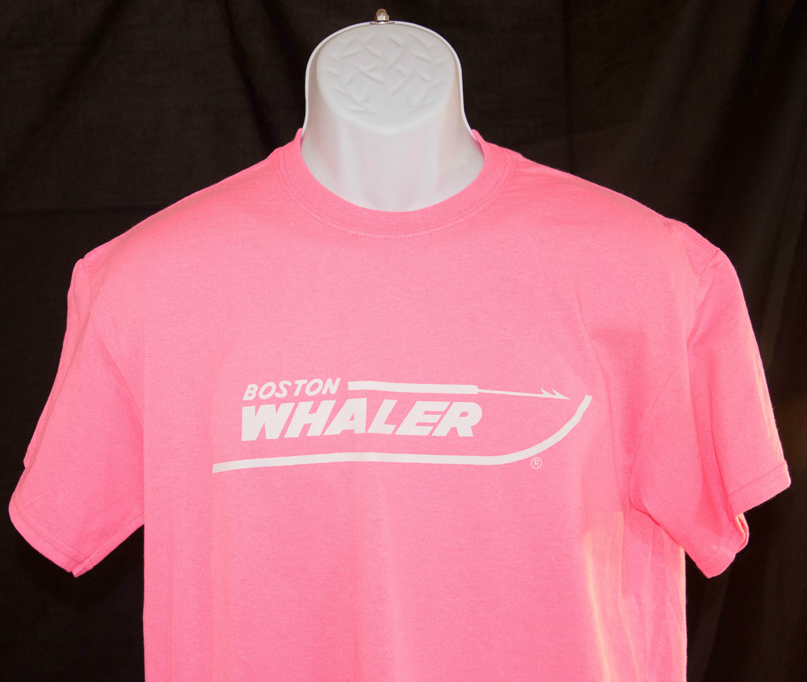 Boston Whaler Tee SAFETY PINK FREE SHIPPING