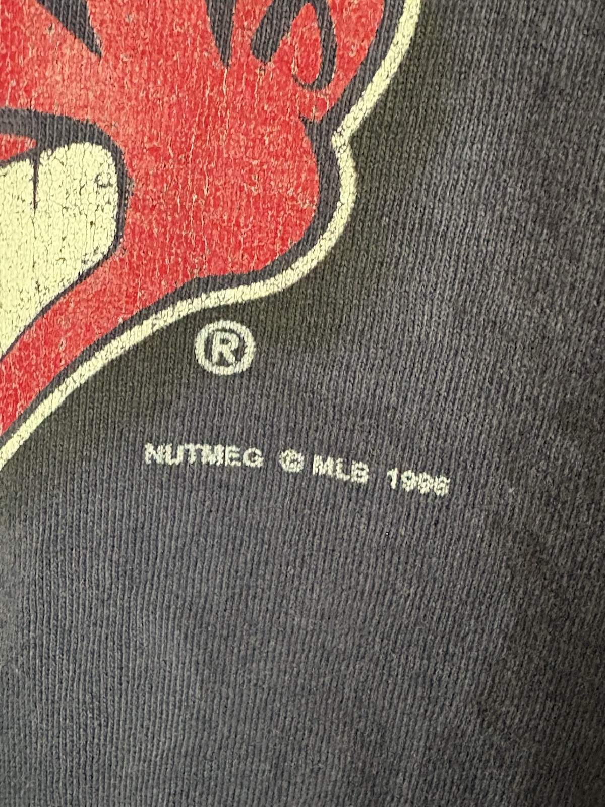 Vtg Lee Sport Nutmeg 1996 Cleveland Indians Caricature Graphic T Shirt XL gallery