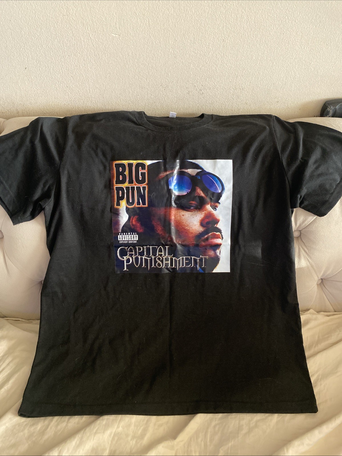 Big Pun Capital Punishment T-Shirt, Hip Hop Tee, Big Pun Album Cover Shirt