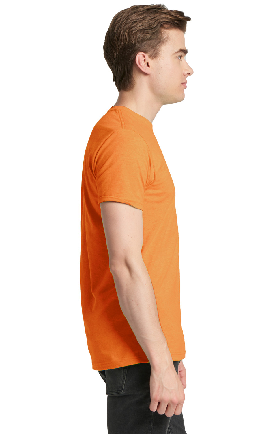 Marky G N6210 3-Pack Men's CVC Crew-Neck Short Sleeve T-Shirt, Orange, X-Small gallery
