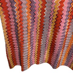 MISSONI Chevron Oversized Short-Sleeve Knit Top, Size 50, Multicolor mens USED