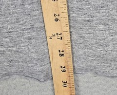 Todd Snyder Chambray Loop Collar Henley T-Shirt Heather Gray Men’s Size Large