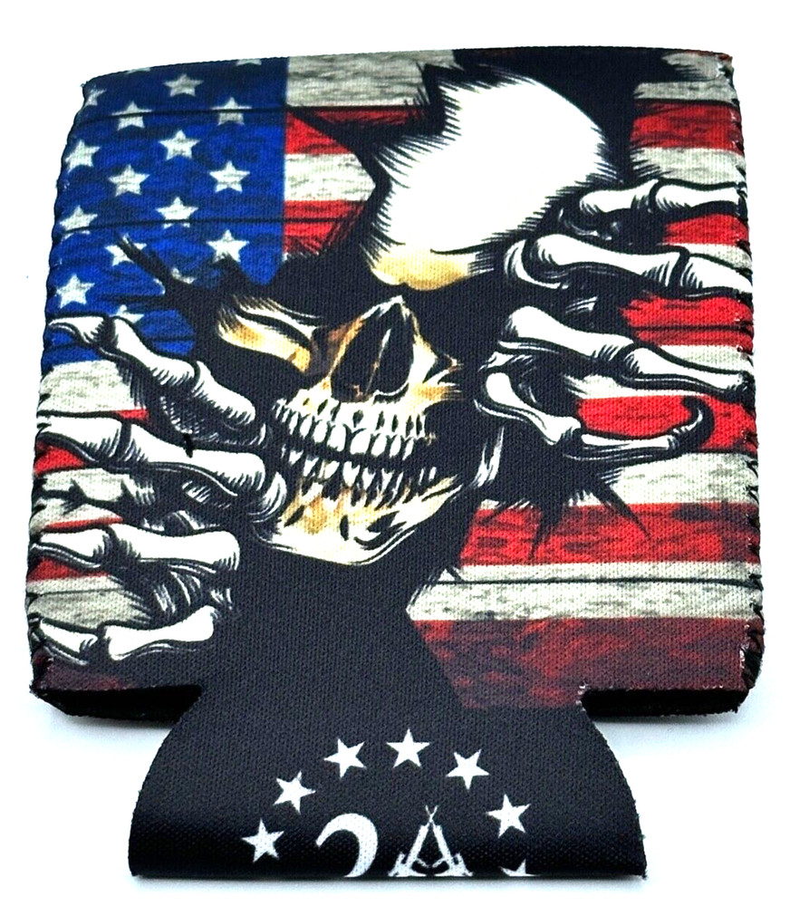 2nd Amendment..Flag…Can Koozie ..+ 5 – 2A Car / Truck Stickers