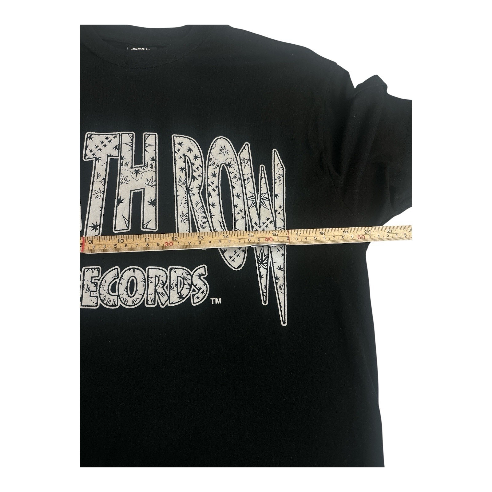 Death Row Records T Shirt Black Men’s Medium Rap Hip Hop Graphic T 90s Vintage gallery