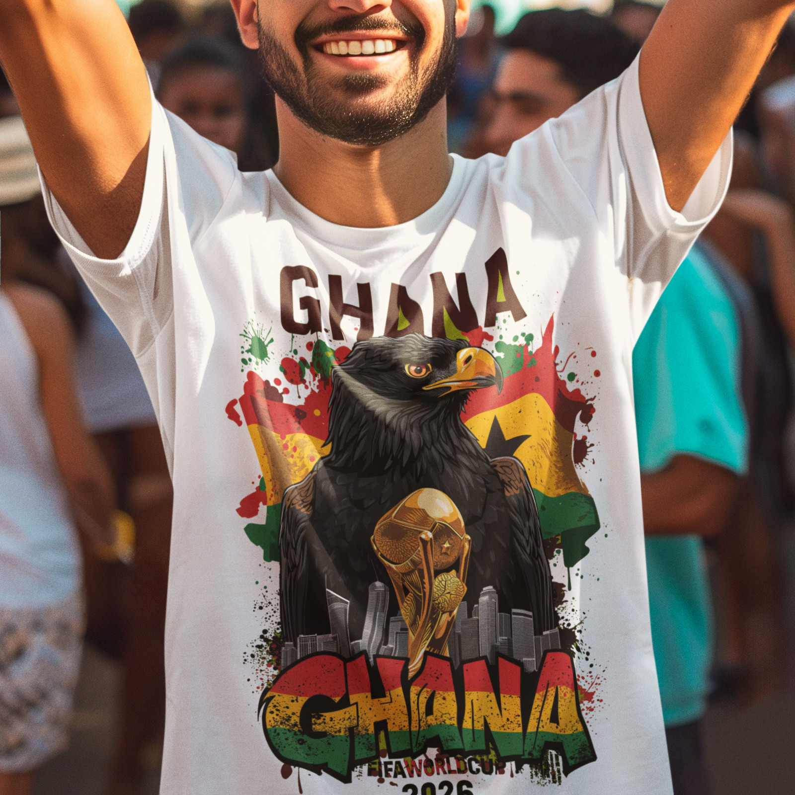 Ghana 2026 FIFA World Cup T-Shirt |Ghana Football Tee | Unisex Graphic Tee gallery
