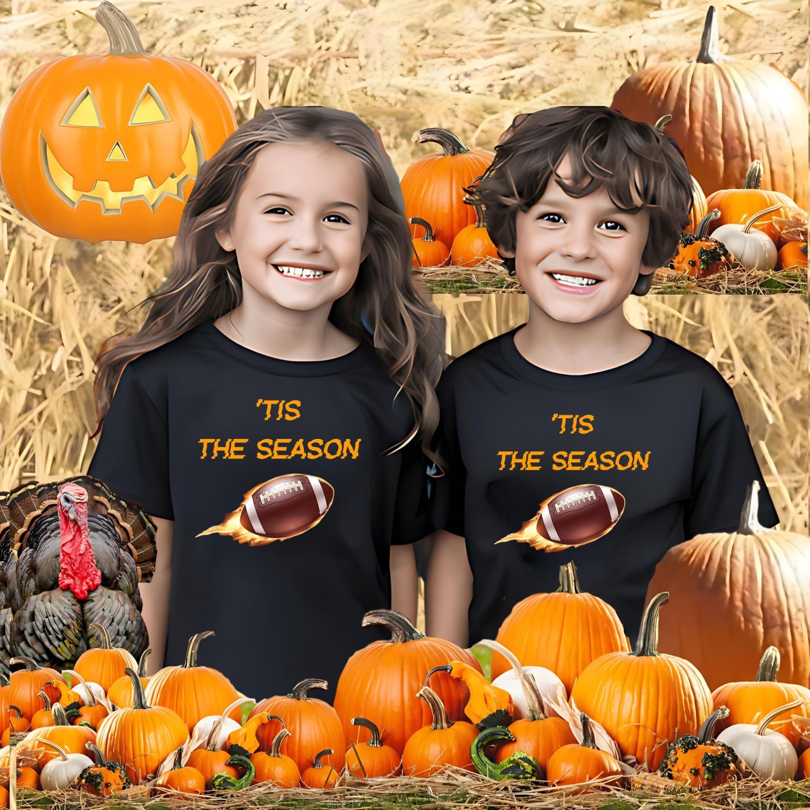 My First Season OR 'Tis The Season Football T-Shirts & Gerber Onesies Sizes 0-6T gallery