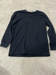 2Pack UNIQLO HEATTECH Extra Warm Men’s S Black Thermal Shirts V-Neck & Crew Neck