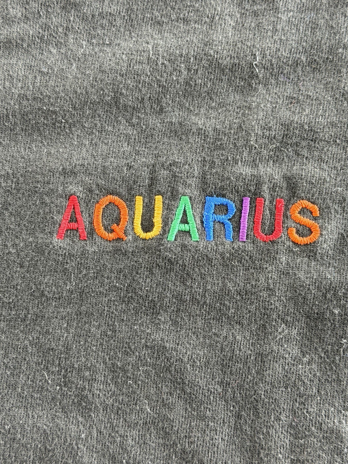 Vintage W.E. We're Everywhere Aquarius Pride T-Shirt Single Stitch Sz M Black gallery
